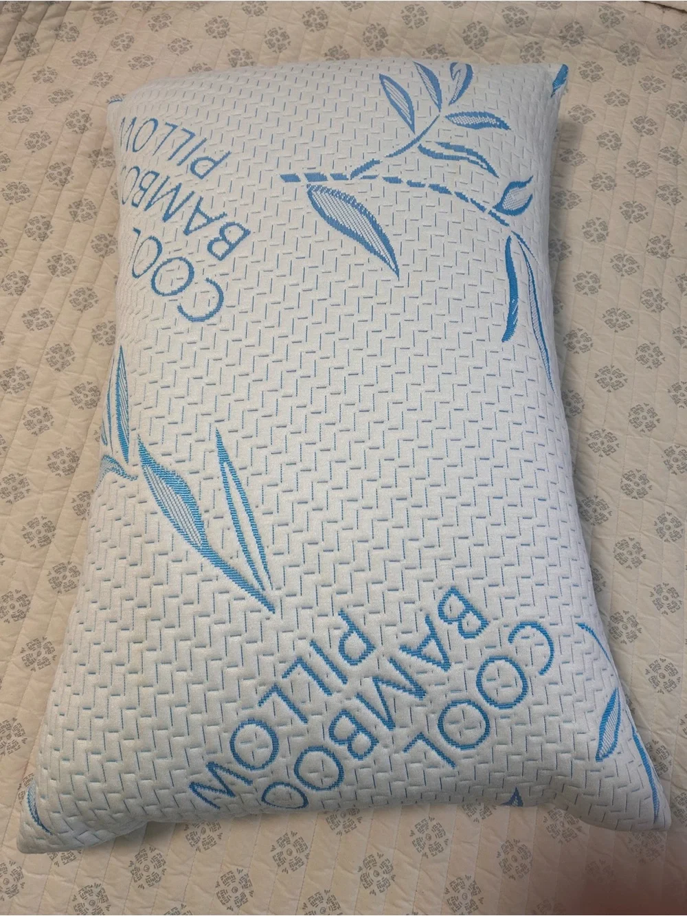 Cool Bamboo Memory Foam Queen Pillow 19 x 30 NWT ~$160 RETAIL